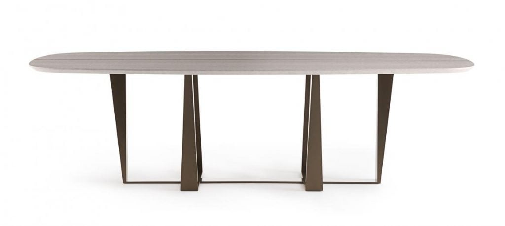 Rodolfo Oval Dining Table | Rubelli Casa | Passerini