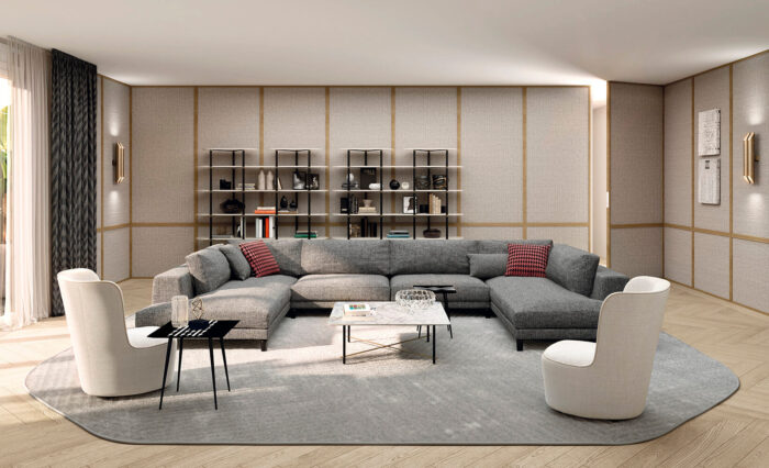 Hamptons Sectional Sofa
