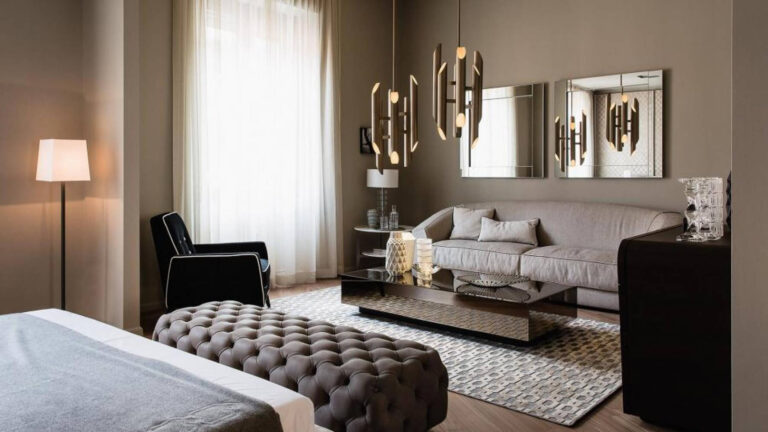 Italian poufs and ottomans