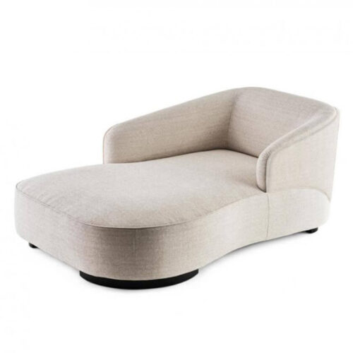 Velour Chaise Lounge