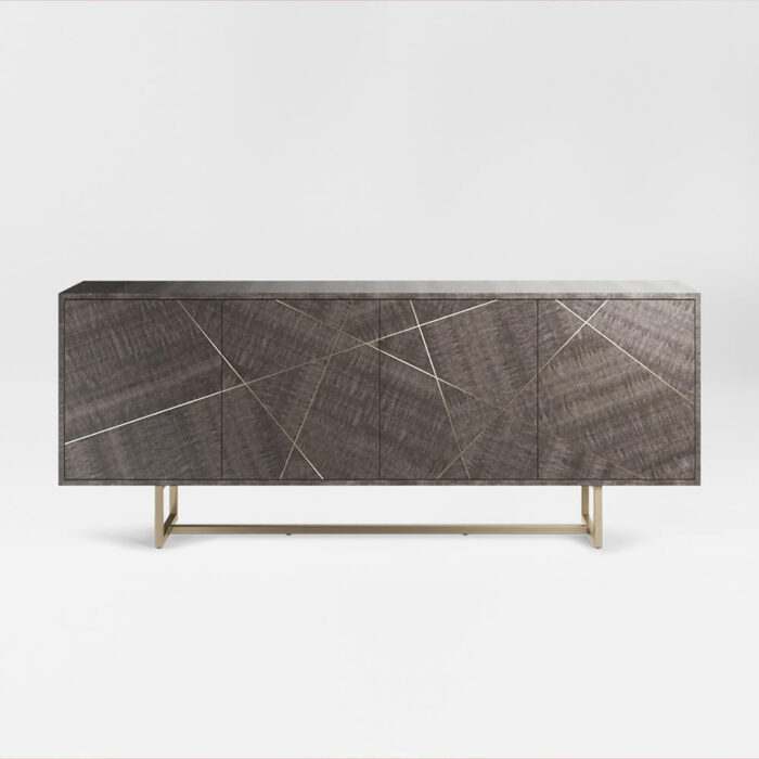 Abstract Four Doors Sideboard