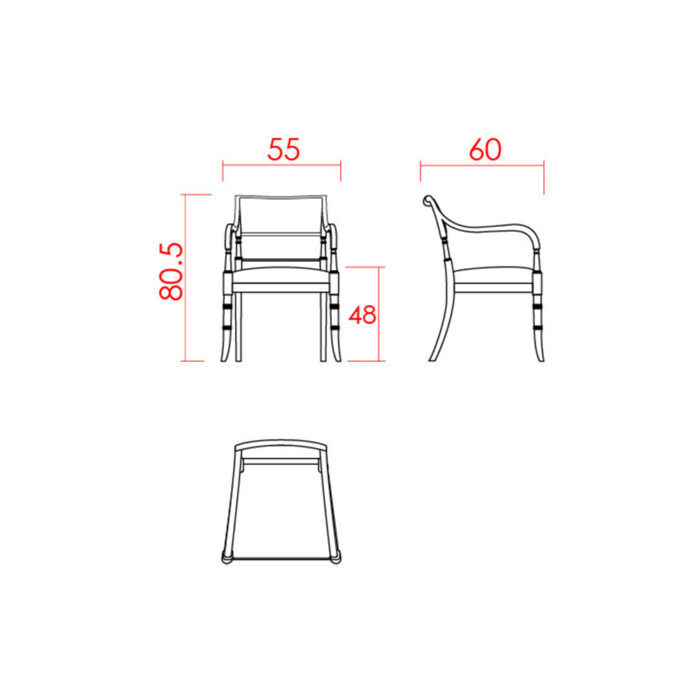 Macbeth Dining Chair With Arms