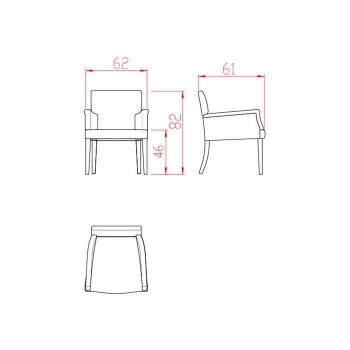 Luz Dining Chair With Arms